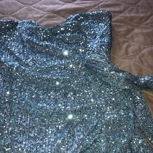Sequins mini dress. New sleeveless